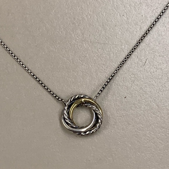 David Yurman Jewelry - david yurman two tone necklace small